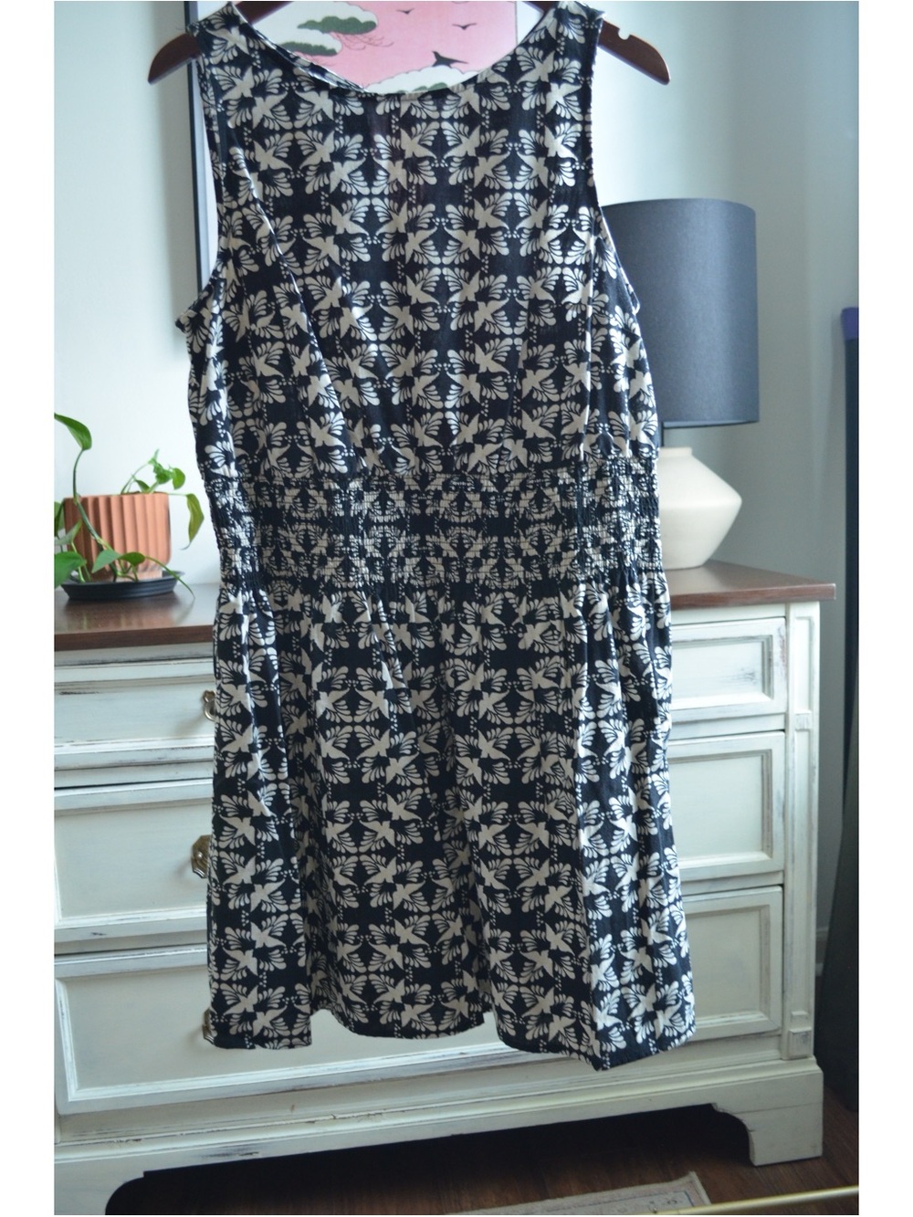 Bird Print Dress